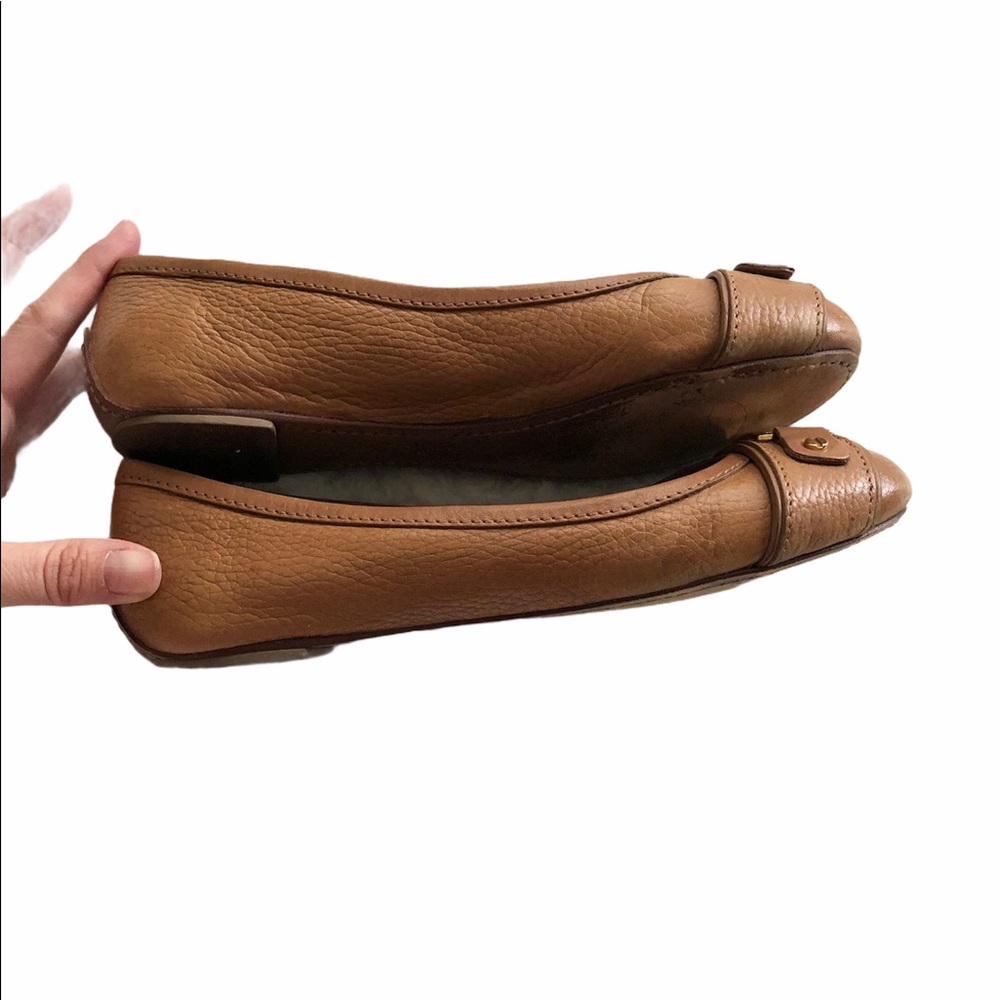 NOT FOR SALE Tory Burch tan flat casual sandals - Picture 6 of 7